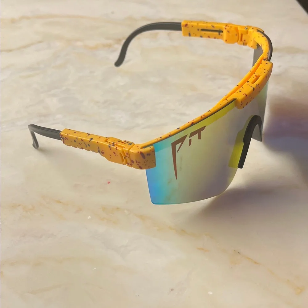 Pit Viper Sunglasses - Yellow and Black - Picture 2 of 6